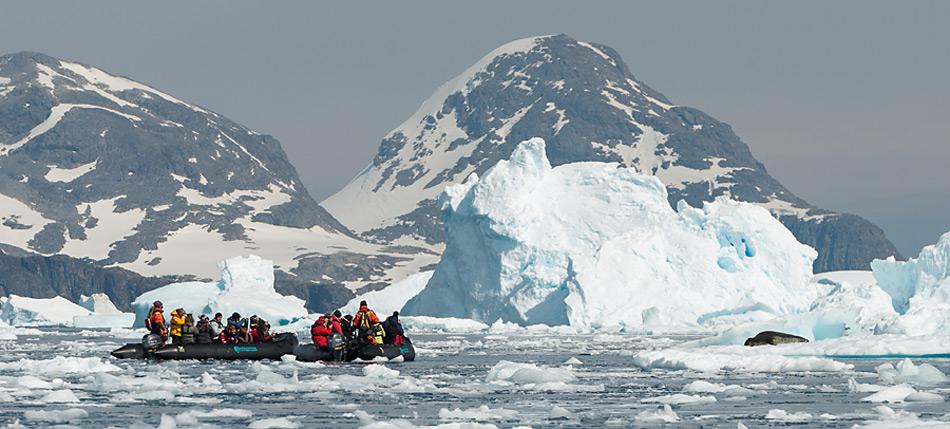 Zodiacausflug in der Antarktis