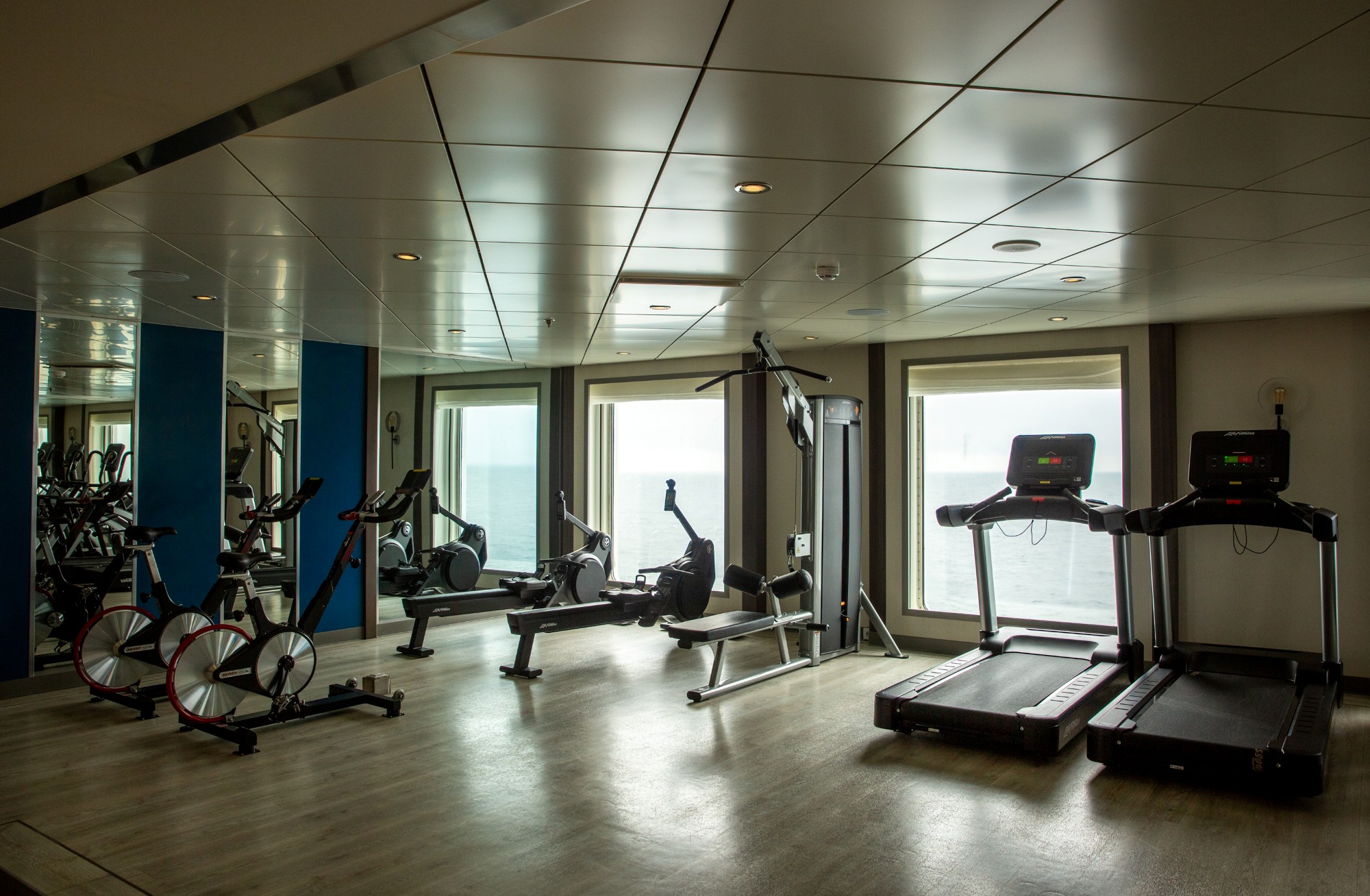 Fitnessstudio an Bord der Sylvia Earle Expeditionskreuzfahrt mit Sylvia Earle - Das Fitnessstudio