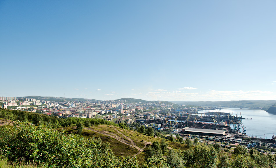 Murmansk ist die grösste Stadt in der russischen Arktis und der Heimathafen sowohl der russischen Nordmeerflotte wie auch der Atomeisbrecherflotte. Bild: Michael Wenger