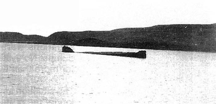 Im Herbst 1982 wurde das U-Boot K-27 östlich der Insel Nowaja Zemlija in rund 30 Meter Tiefe versenkt.