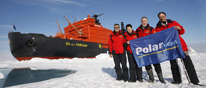 Mit 75'000 PS mit dem stärksten Eisbrecher der Welt zum Nordpol.