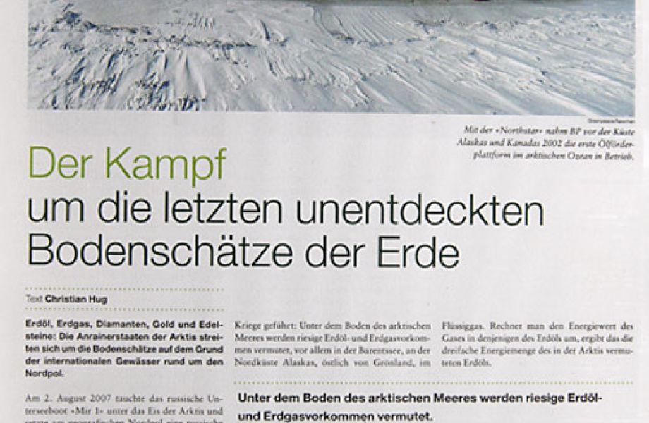 Artikel von PolarNEWS im Greenpeace-Magazin